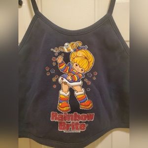 Womens Rainbow Brite Vintage Halter Top